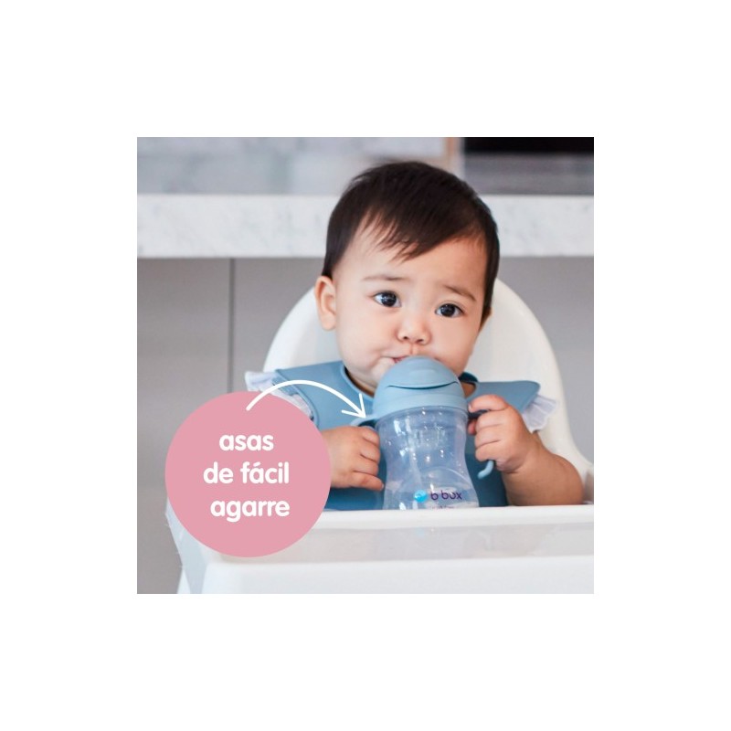 Taza con pajita flexible con pesa - Sage