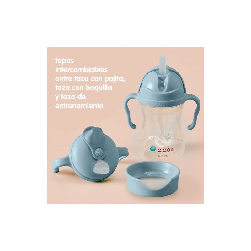 Taza con pajita flexible con pesa - Sage