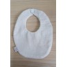 Babero mediano blanco bambula