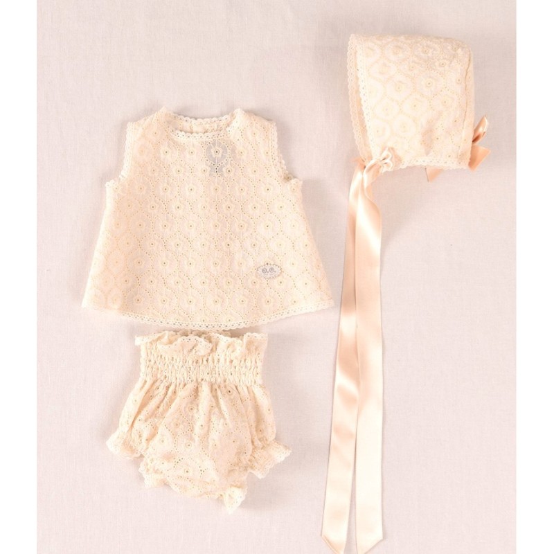 Chambrita jesusito bordado bebe 3 p José Varón