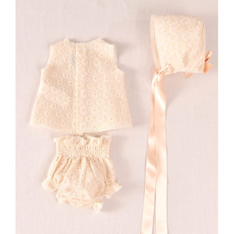 Chambrita jesusito bordado bebe 3 p José Varón