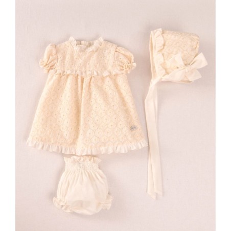 Vestido bordado bebé 3p José Varón