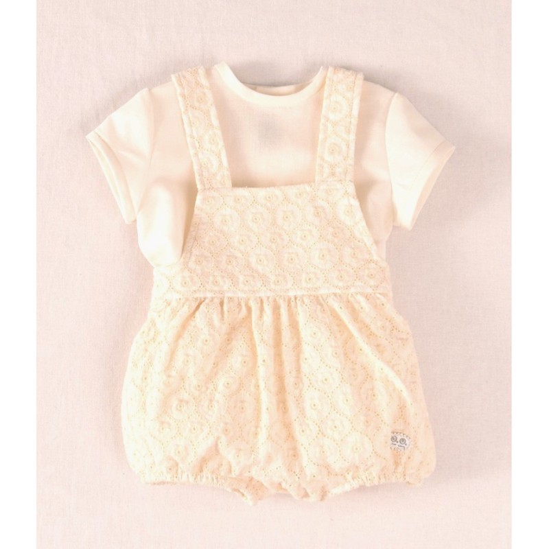 Conjunto bordado bebe 2 p José Varón