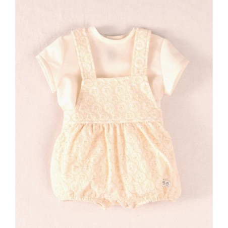 Conjunto bordado bebe 2 p José Varón
