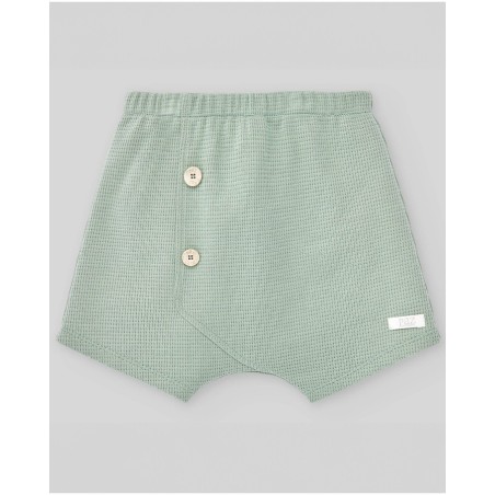 Pantalón corto niño verde menta  Colección primavera-verano 2025 de la marca española Paz Rodriguez