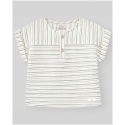 Pantalón corto niño verde menta  Colección primavera-verano 2025 de la marca española Paz Rodríguez