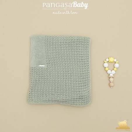 Toquilla calada verde hoja Pangasa