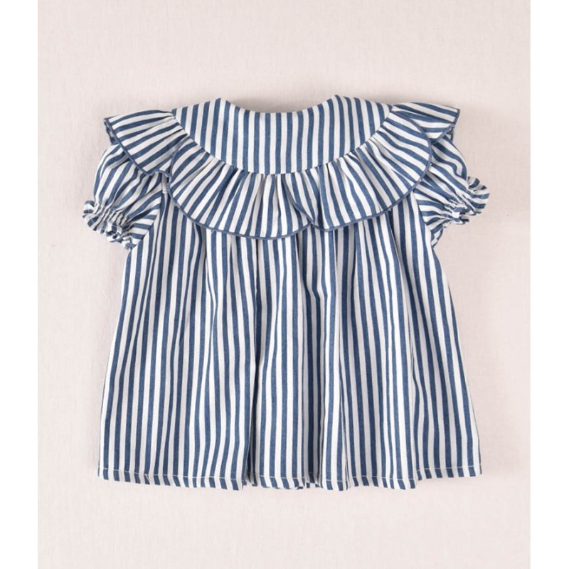 Blusa niña rayas azules Jose Varon