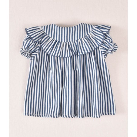 Blusa niña rayas azules Jose Varon