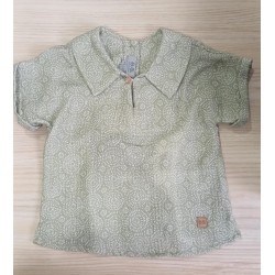 Blusa bebe estampada kaki Jose Varon