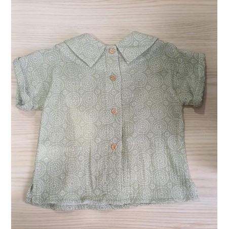 Blusa bebe estampada kaki Jose Varon