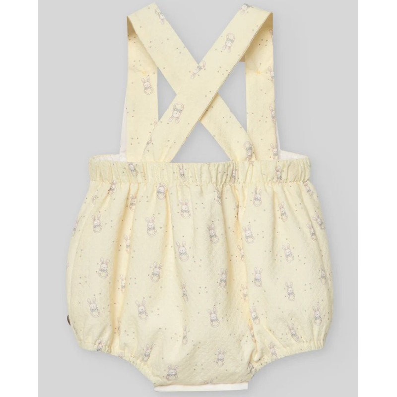 Peto corto niño conejitos albor Paz Rodriguez