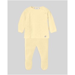 Conjunto jubon + polaina amarillo Paz Rodriguez