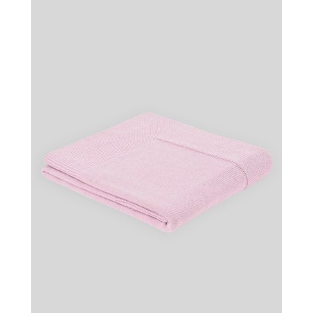 Manta-toca básica "Esencial" rosa tiza Paz Rodríguez