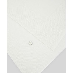 Manta-toca básica "esencial" crudo Paz Rodriguez