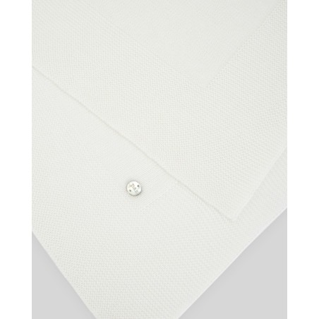 Manta-toca básica "esencial" crudo Paz Rodriguez