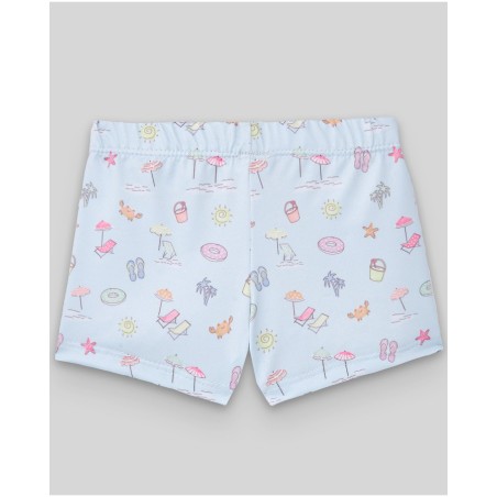 Bañador niño playa baño azul tiza  Colección primavera-verano 2025 de la marca española Paz Rodríguez
