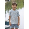 Camisa niño rayas azahar Boetie