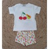 Conjunto niño camiseta y bañador frutas