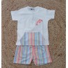 Conjunto niño camiseta y pantalon delfin