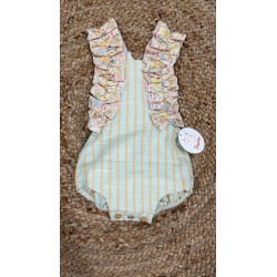 Rana piña y mango carrucha tirante flores