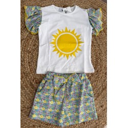 Conjunto niña sol