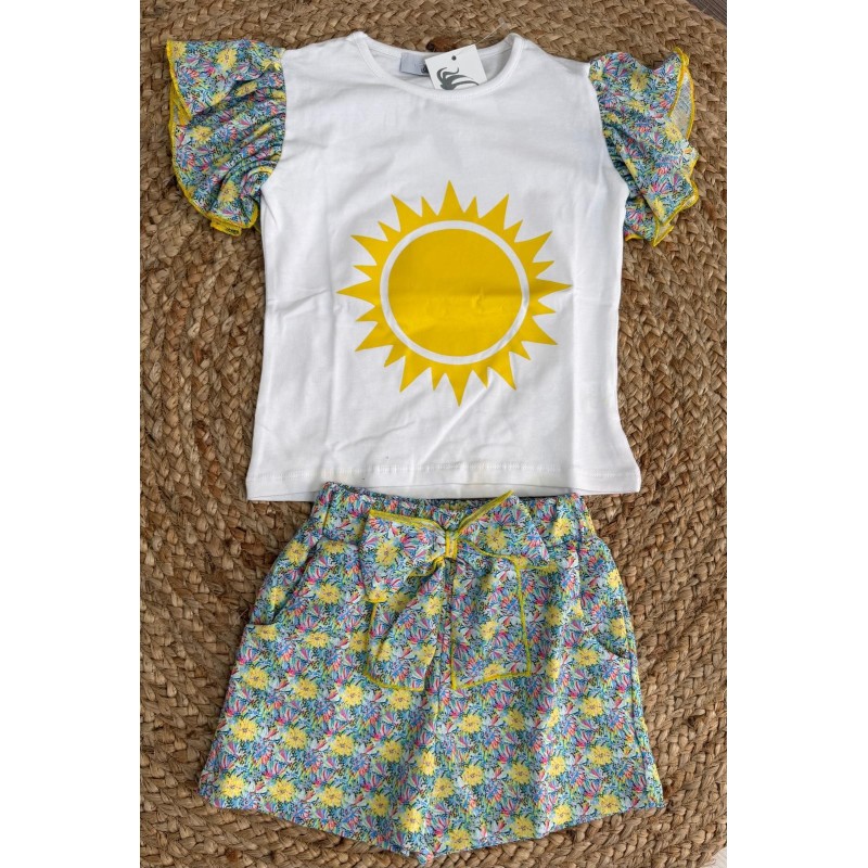 Conjunto niña sol
