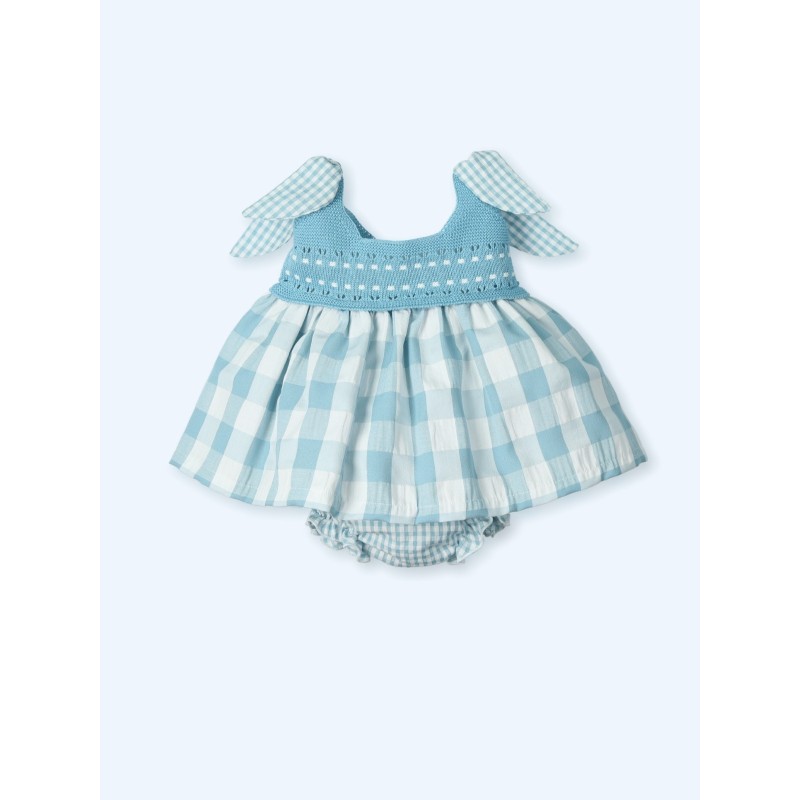 Jesusin y braguita lazos hombro vichy oasis