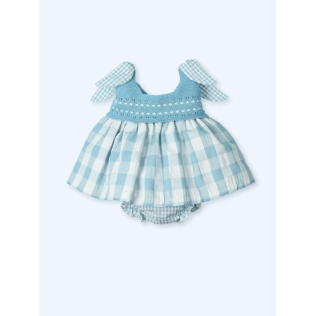 Jesusin y braguita lazos hombro vichy oasis