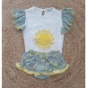 Conjunto niña con braguita sol