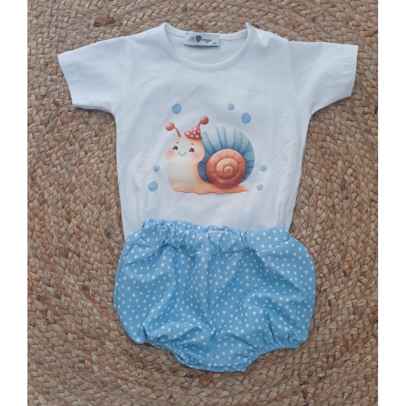 Conjunto niño caracol