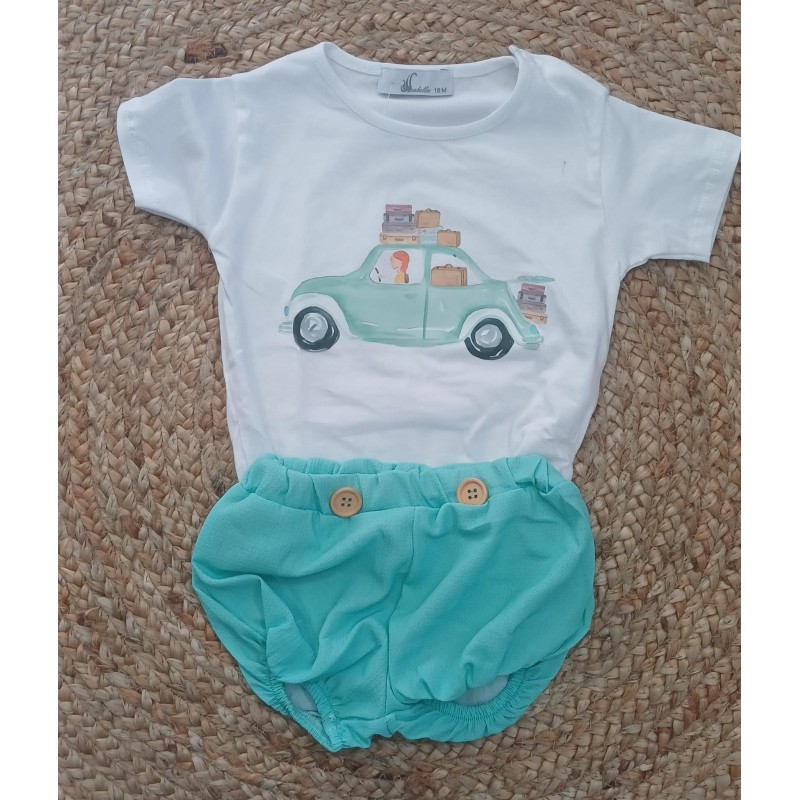 Conjunto niño coche