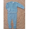 Conjunto 2p polaina familia Ines azulado