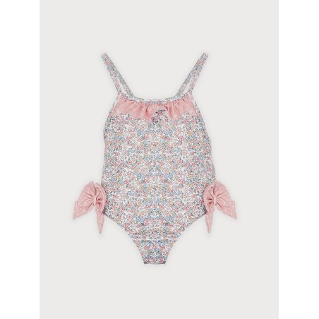 Bañador bebe Familia lunares flor