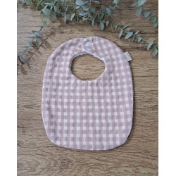 Babero grande vichy rosa marca primoso