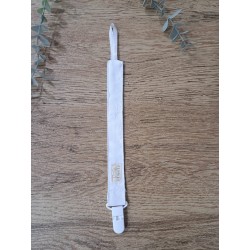 Chupetero bordado pato