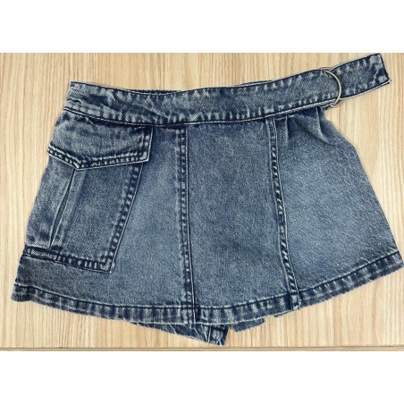 Falda pantalón vaquera niña
