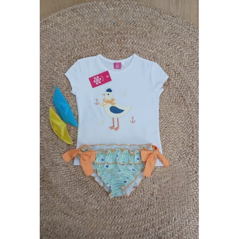 Conjunto baño niña gaviota