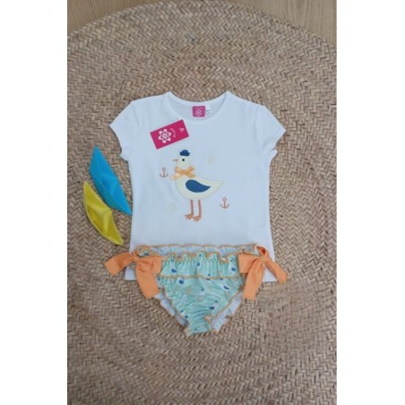 Conjunto baño niña gaviota