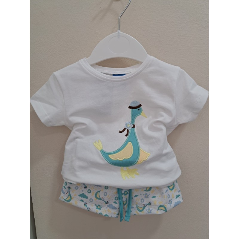 Conjunto baño niño pato gorro