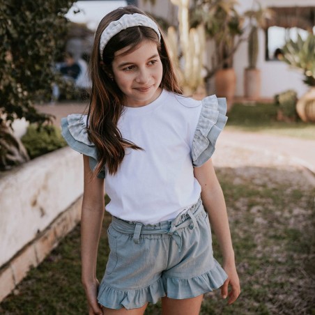 Camiseta niña vichy petra