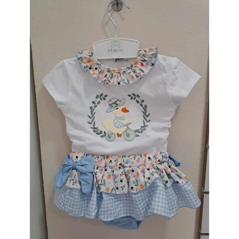 Conjunto niña bba pato bici