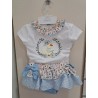 Conjunto niña bba pato bici