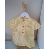 Camisa niño vichy denisse amarilla