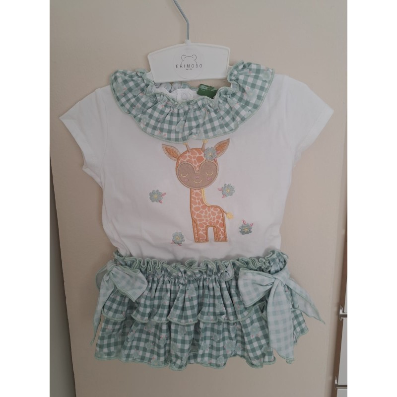 Conjunto jirafa niña
