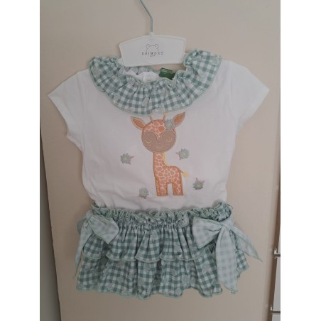 Conjunto jirafa niña