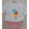 Camiseta y boxer bebe fam. helado  Colección primavera-verano 2025