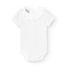 Body de algodón babidu mangas cortas blanco