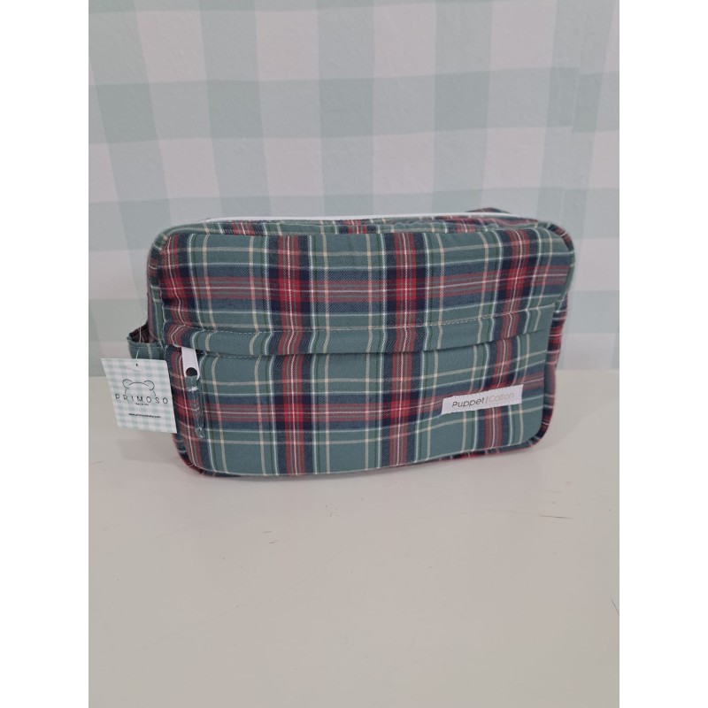 Neceser glasgow verde cuadros