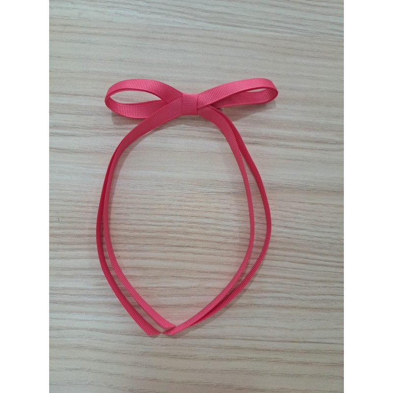 Lazo clip pico pato grosgrain largas